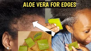 3ways to thicker longer (damaged edges) hair using Aloe vera screenshot 4