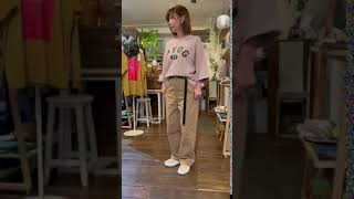 U.M.I（ユーエムアイ）7分袖スウェット（WOMENS）