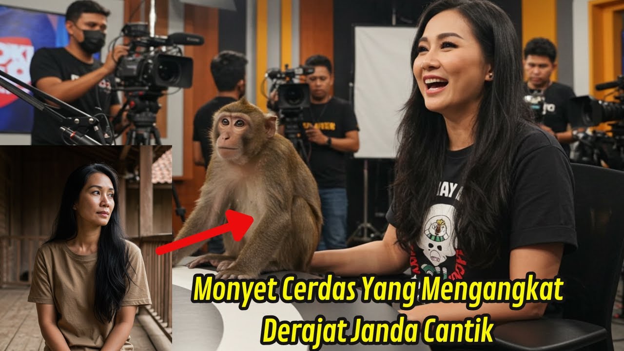 Ajaib ! Monyet Cerdas Yang Mengangkat Derajat Janda Cantik