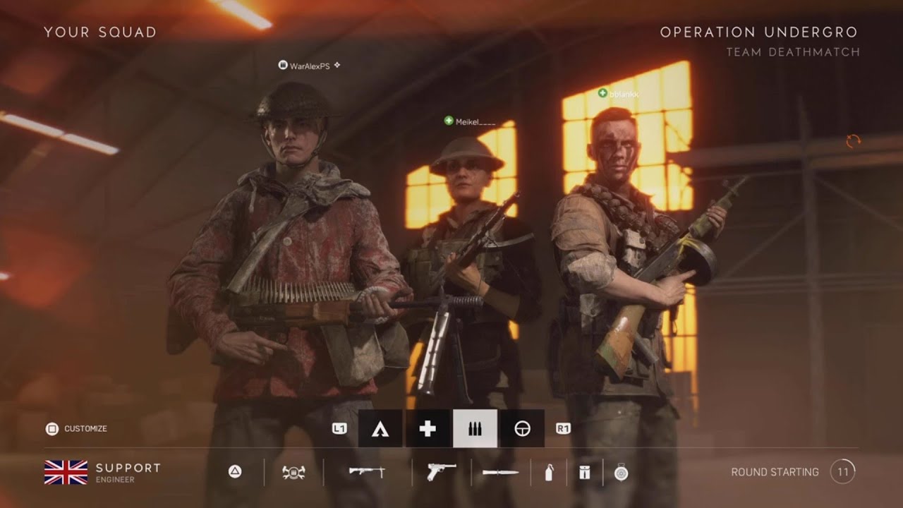 Battlefield 5 - Operation Underground Team Deathmatch Multiplayer Gameplay