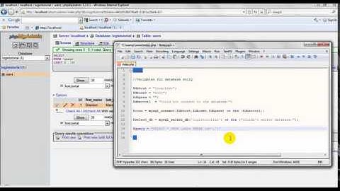 Php with wamp server database connection tutorial