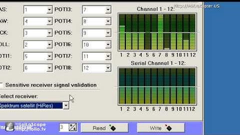 Mikrokopter Radio setup