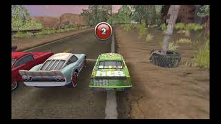 Cars: Mater-National Championship (Wii) - Chick on Tailfin Pass Circuit