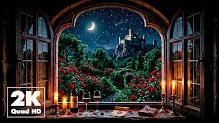 Romantic Night ✦ Fake Window Projector | For TV & Projector | 2K Quad HD ✿ Bird Sounds screenshot 4