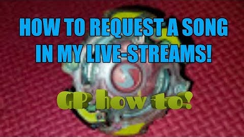 My second Tutorial - How To Request A Song In My New Song Request Feature!