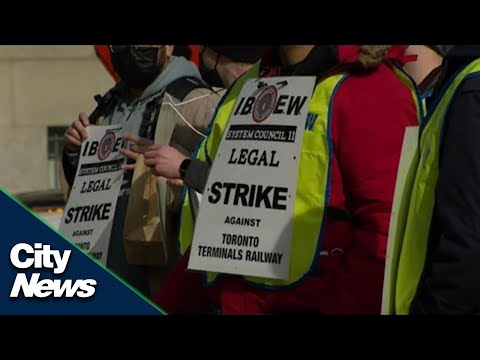 Union Station workers on strike