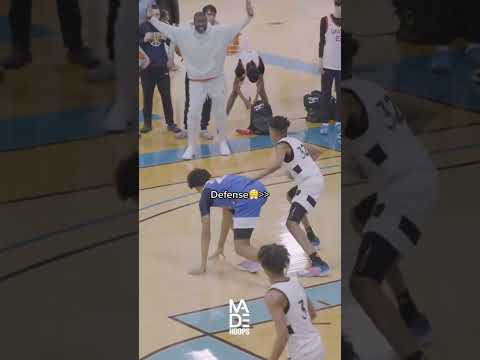 Put Him in A SEATBELT❌ #basketball #aau #sports #madehoops #defense #shorts