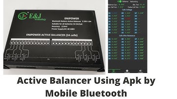 How To Use Bluetooth active balancer 2amp