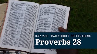 DAY 278 | Proverbs 28 | The Bible in A Year