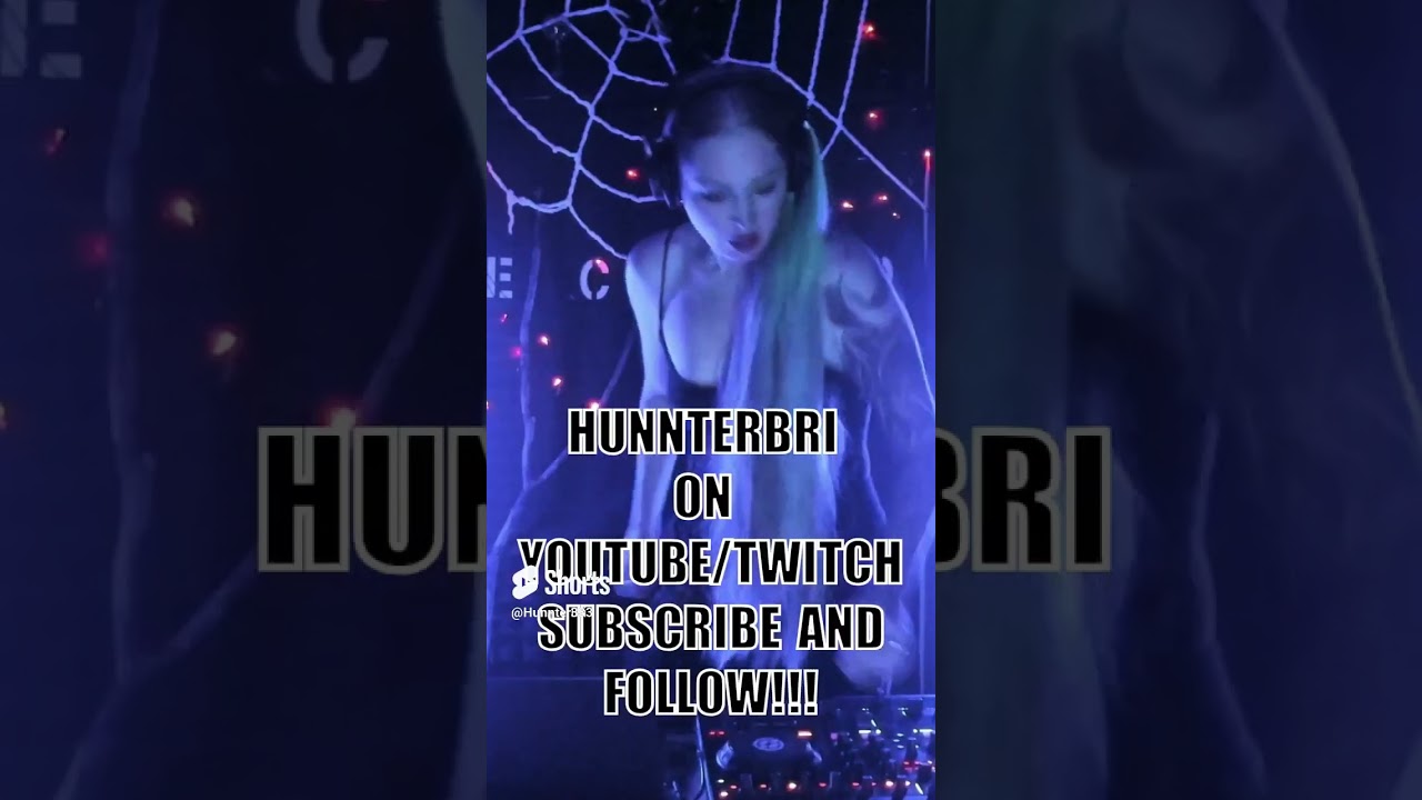 HUNNTERBRI Techno Sets YOUTUBE & TWITCH! SUBSCRIBE & FOLLOW to see me LIVE!