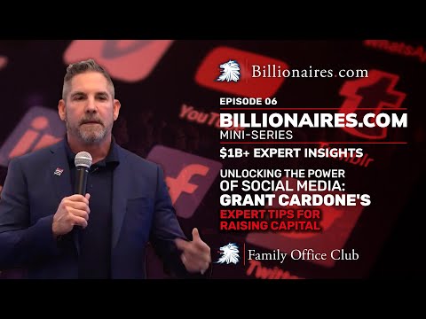 Video thumbnail: Billionaire Grant Cardone's Mindset to Raise $1 Billion Via Social Media | EP6