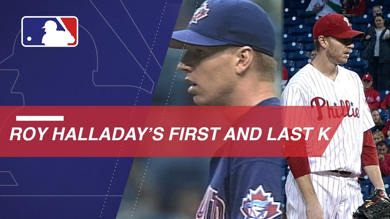 A look at Halladay's first and last career strikeouts