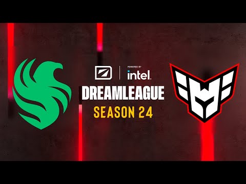 Team Falcons vs Heroic - Лучшие моменты - DreamLeague Season 24 - Group B