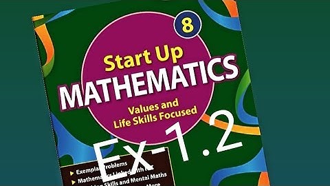 Ex-1.2 || Rational numbers || Start up mathematics viva || class 8