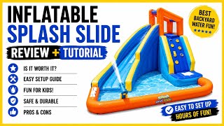 Sportspower Big Wave II Water Slide Review | Slide & Splash | Setup & Review after 6 years of use! 