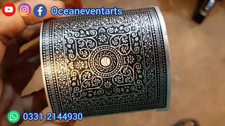 Nikah Bid Box | Silver square shape | Oceaneventarts
