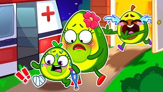 PART 2 || Don't Leave Me! Baby Got A Boo Boo! Kids Stories and Nursery Rhymes with Baby Avocado