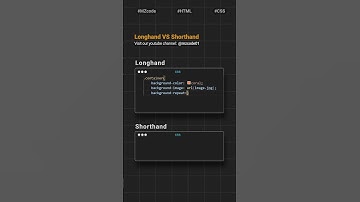 CSS Tips and Tricks | Longhand VS Shorthand #css #coding #shorts #cssshorts #webdesign #html #viral