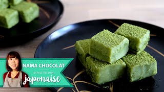 Recette Nama Chocolat Ganache The Vert Matcha Les Recettes D Une Japonaise Dessert Gateau Japon Youtube