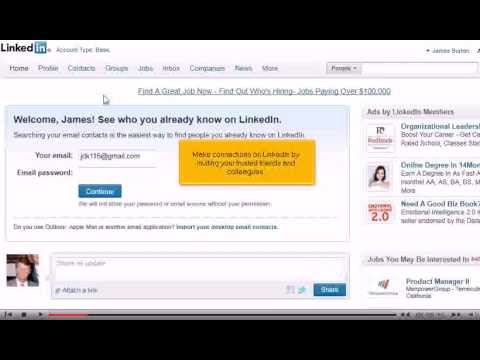 How to add connections on LinkedIn - YouTube
