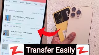 How To Transfer Files & Videos From Android To iPhone Using Zapya || How To Use Zapya App 2024 screenshot 3