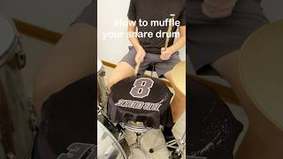 Different Ways To Muffle Your Snare Drum