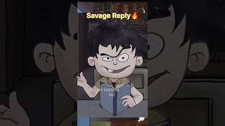 Savage Reply cooked everyone # viralshorts#funny#schoolkids