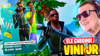 VINICIUS JUNIOR CHEGOU NO FORTNITE !