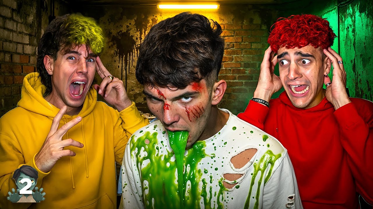 MORDIDO por un ZOMBIE y ahora escupe LÍQUIDO VERDE,  tenemos que salvarle del APOCALIPSIS ZOMBIE!