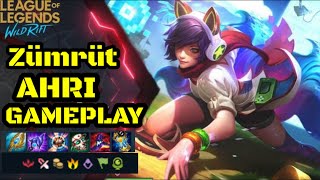 Wild Rift Arcade Ahri Gameplay  Zümrüt Ligi Mid Ahri VS Katarina Yüksek Hasar Mobile LoL