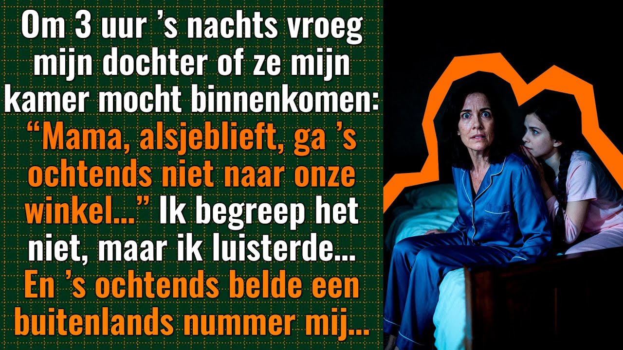 ’s Nachts fluisterde mijn dochter: “Mama, ga niet…” ’s Ochtends belde een buitenlands nummer...
