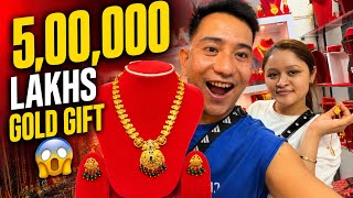 5,00,000 Lakhs Ko Gold Shopping ￼with Rimu Surprise Gift By Husband 😱