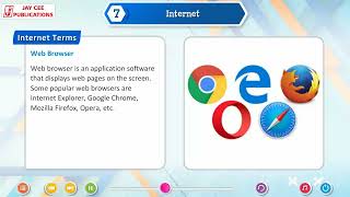 Ch 7 | Jay Cee | i tech computer | Class 5 | Internet | For children