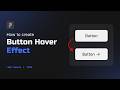 How To Create an Interactive Hover Button In Figma | Figma Tutorial 2026