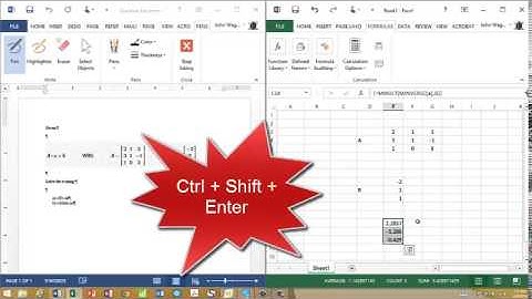 Final Solving a linear set of equations using both Excel and Mathcad