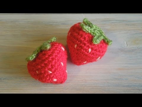 (crochet) How To - Crochet a Strawberry