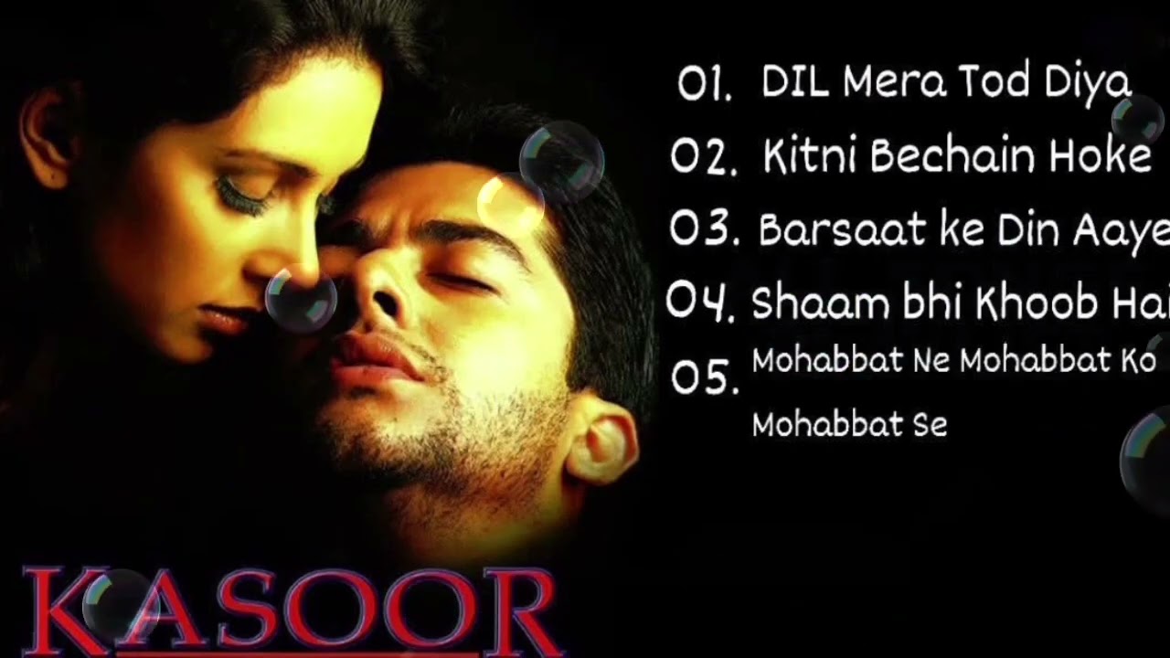 Kasoor Movie All Songs | Alka Yagnik,, Udit Narayan,, Kumar Sanu,,,,  Best 5 Song | 