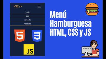 Menú Hamburguesa HTML, CSS y JS