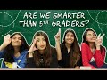 ARE WE SMARTER THAN 5th GRADERS? 😂| Aashna Hegde