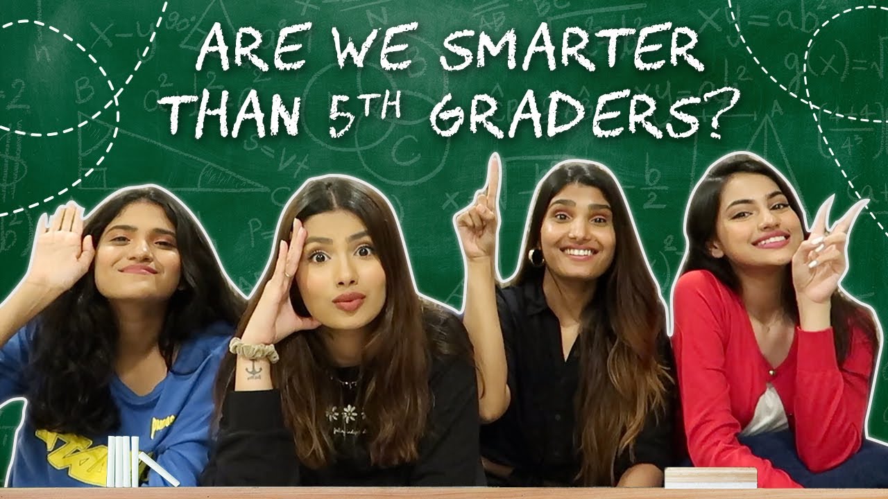 ARE WE SMARTER THAN 5th GRADERS? 😂| Aashna Hegde