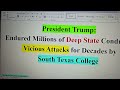 President Trump: Endured Millions of Deep State Conducted Vicious Attacks for Decades by STC