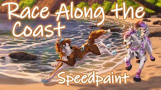 Race Along the Coast | Speedpaint