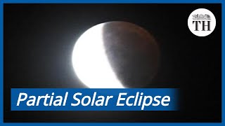 A video of solar eclipse: parts kerala, karnataka and tamil nadu will
witness an annular eclipse on december 26 is when the sun appe...