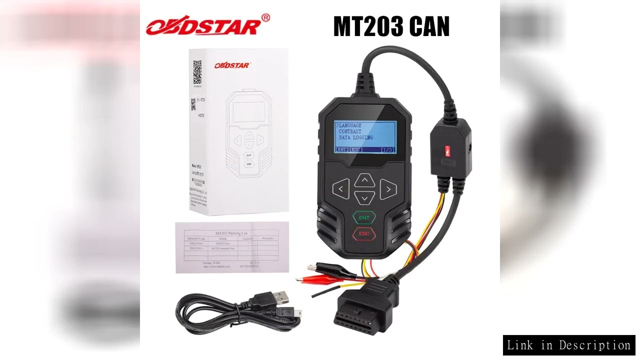 OBDSTAR MT203 CAN Driver/Gateway Simulator Support CAN Driver & Gateway Simulation