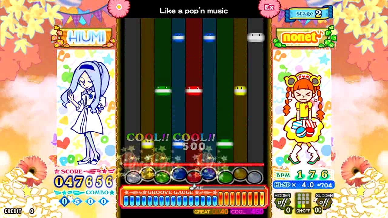 pop'n music] ポップンポップ / Like a pop'n music EX mirror - YouTube