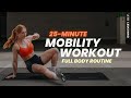 25 min full body mobility workout  circuit training  follow along  no equipment