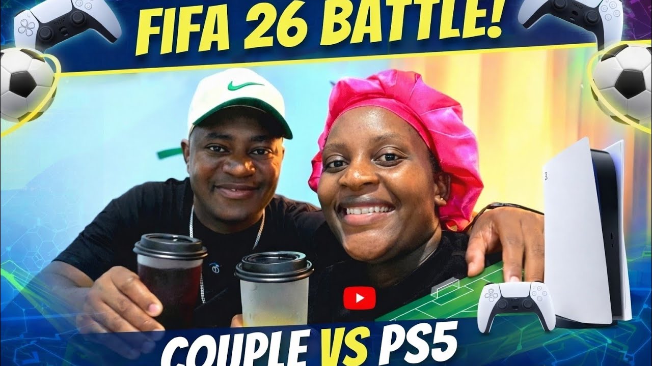 //🏡GAMING🎮🎮🎮 VLOG//🧍‍♂️❣️🧕AS A COUPLE PLAYING FIFA 26 ON PLAYSTATION 5🤴❣️👸