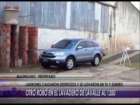 B105 NOTA ROBARON EN LAVADERO DE AUTOS LAVALLE AL 1200