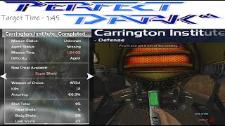 Perfect Dark XBLA - How to unlock Super Shield - Mission 7