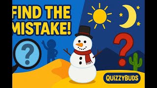 Quiz 14 | Find the Mistake! 🔍🧠 | Fun Observation Game for Kids | QuizzyBuds screenshot 4